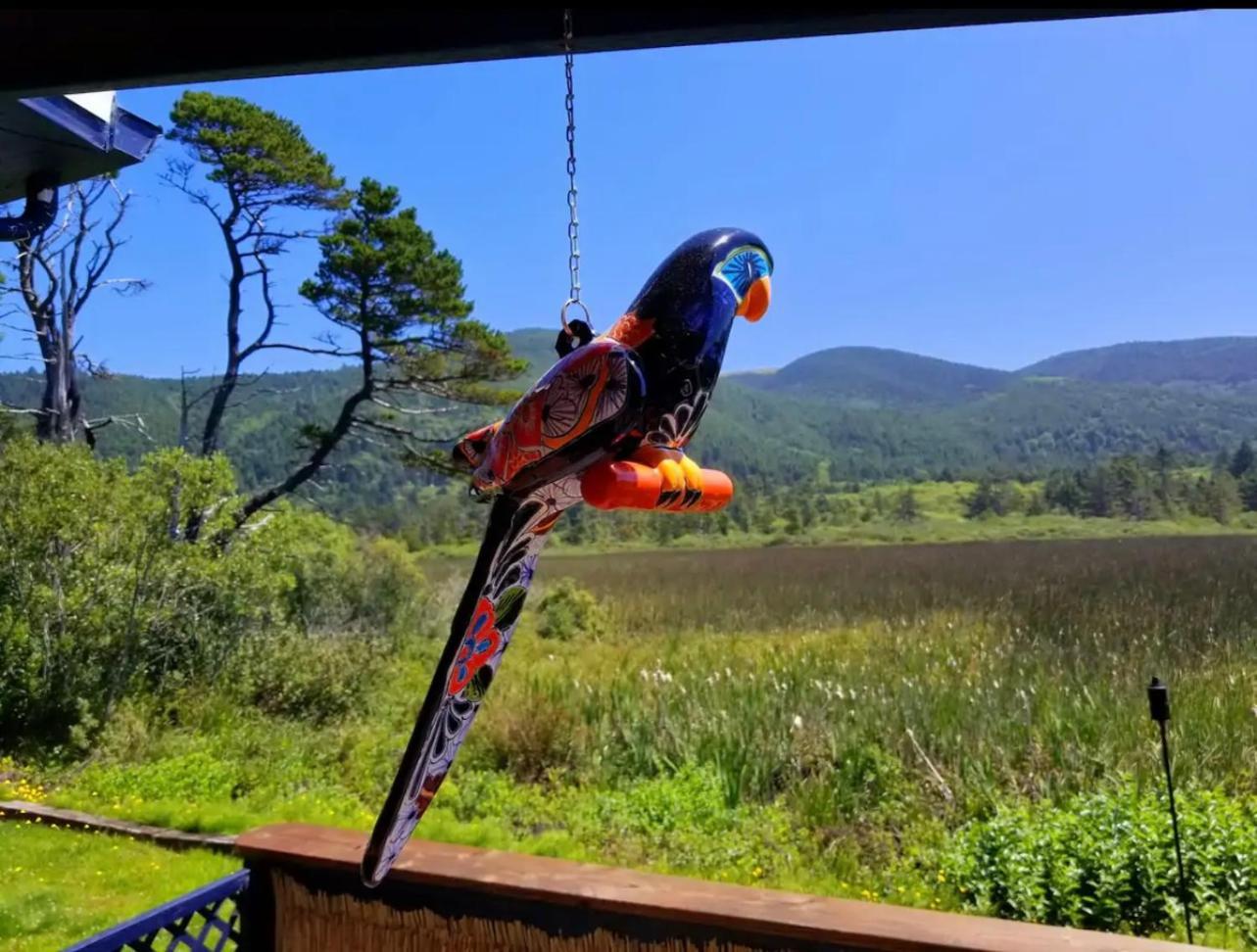 Tiki Escape W/ Amazing Mountain And Marsh Backdrop Сasa de vacaciones Rockaway Beach